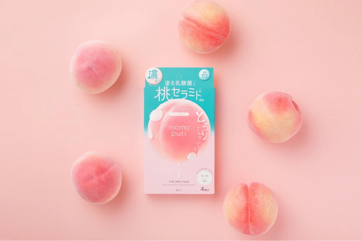 Momo Puri Milk Jelly Mask 4 Sheets