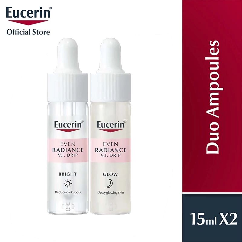 Eucerin Even Radiance V.I Drip Duo Ampoules 15ml x 2  , EuceriEucerin Even Radiance รีวิว